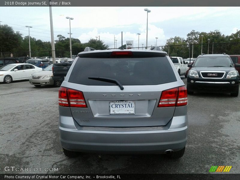 Billet / Black 2018 Dodge Journey SE