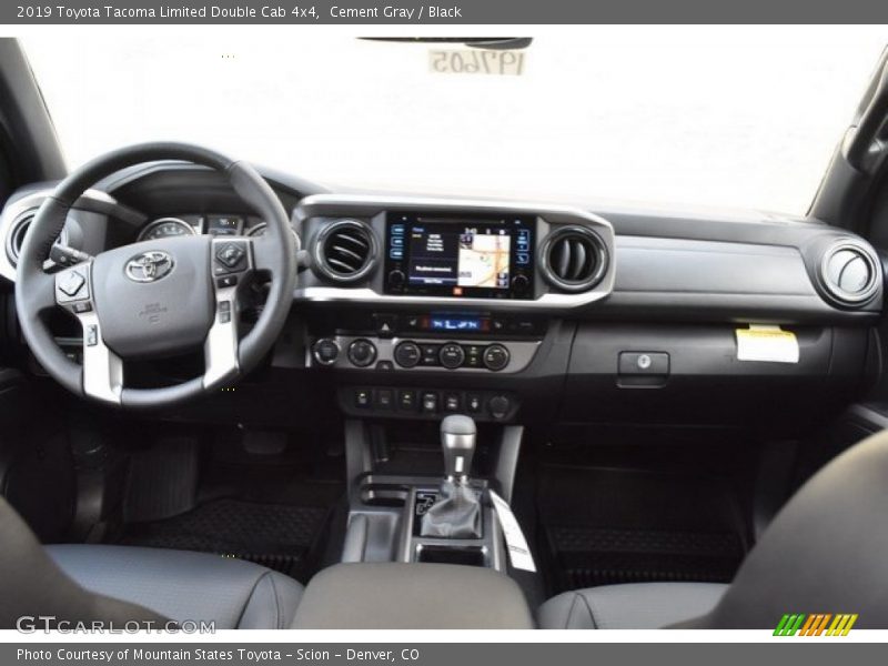 Cement Gray / Black 2019 Toyota Tacoma Limited Double Cab 4x4