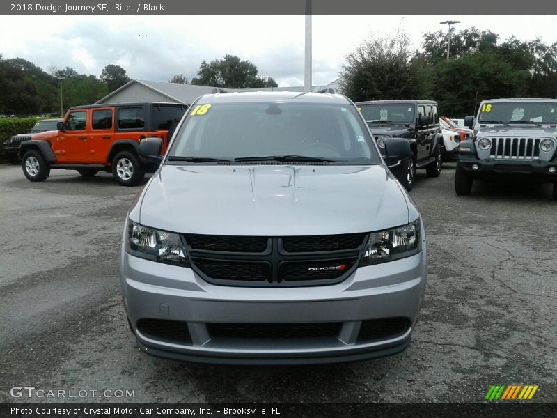 Billet / Black 2018 Dodge Journey SE