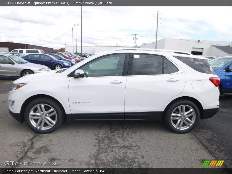 Summit White / Jet Black 2019 Chevrolet Equinox Premier AWD