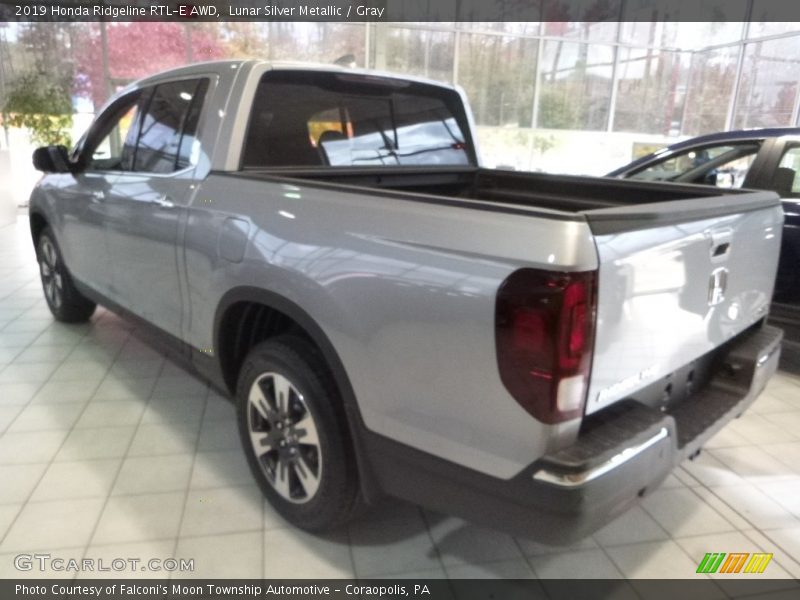 Lunar Silver Metallic / Gray 2019 Honda Ridgeline RTL-E AWD