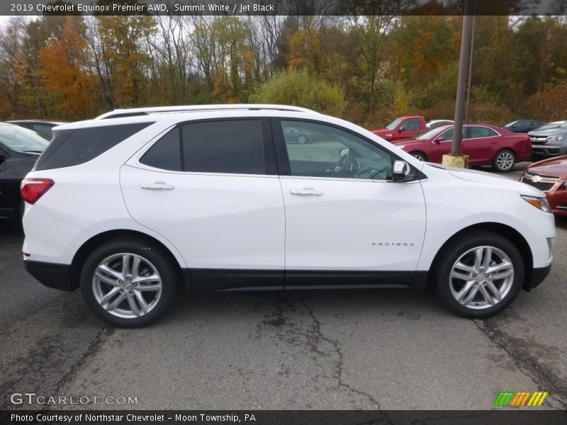 Summit White / Jet Black 2019 Chevrolet Equinox Premier AWD