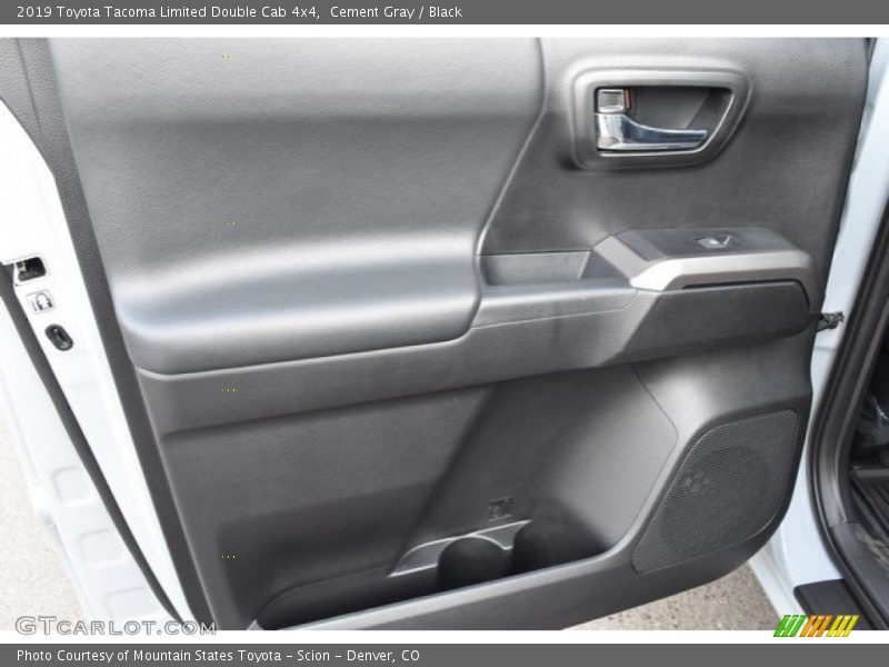 Cement Gray / Black 2019 Toyota Tacoma Limited Double Cab 4x4