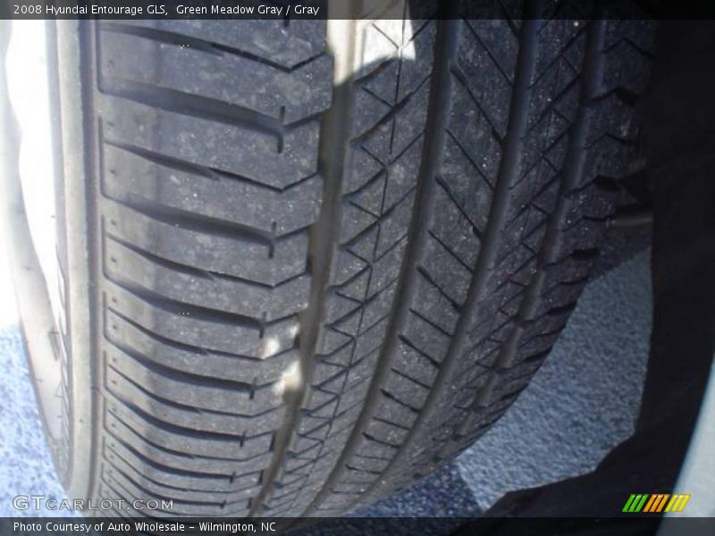 Green Meadow Gray / Gray 2008 Hyundai Entourage GLS