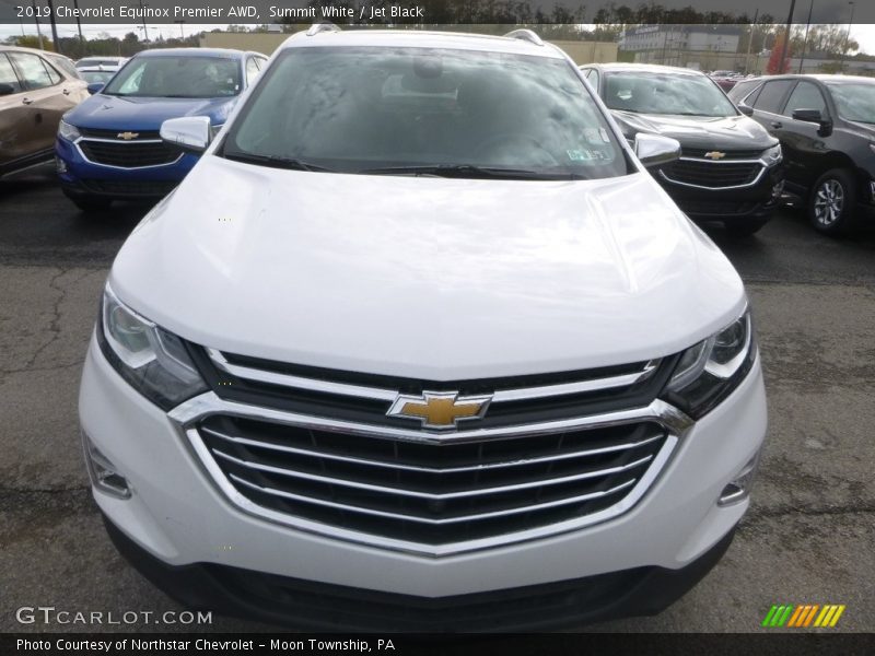 Summit White / Jet Black 2019 Chevrolet Equinox Premier AWD