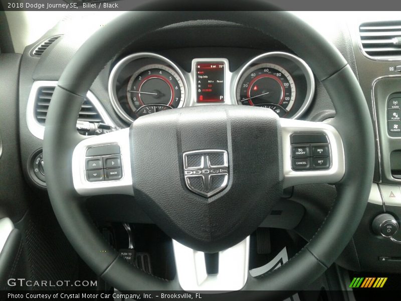 Billet / Black 2018 Dodge Journey SE
