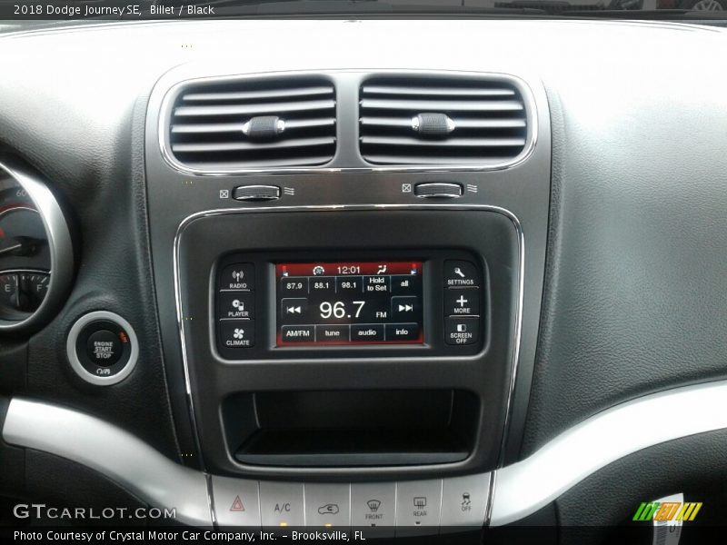 Billet / Black 2018 Dodge Journey SE