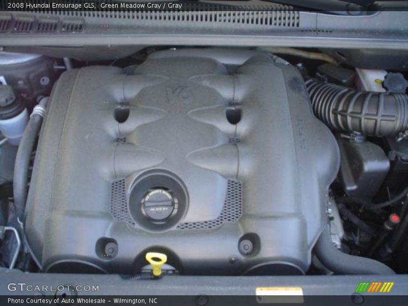 Green Meadow Gray / Gray 2008 Hyundai Entourage GLS