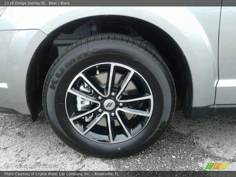 Billet / Black 2018 Dodge Journey SE