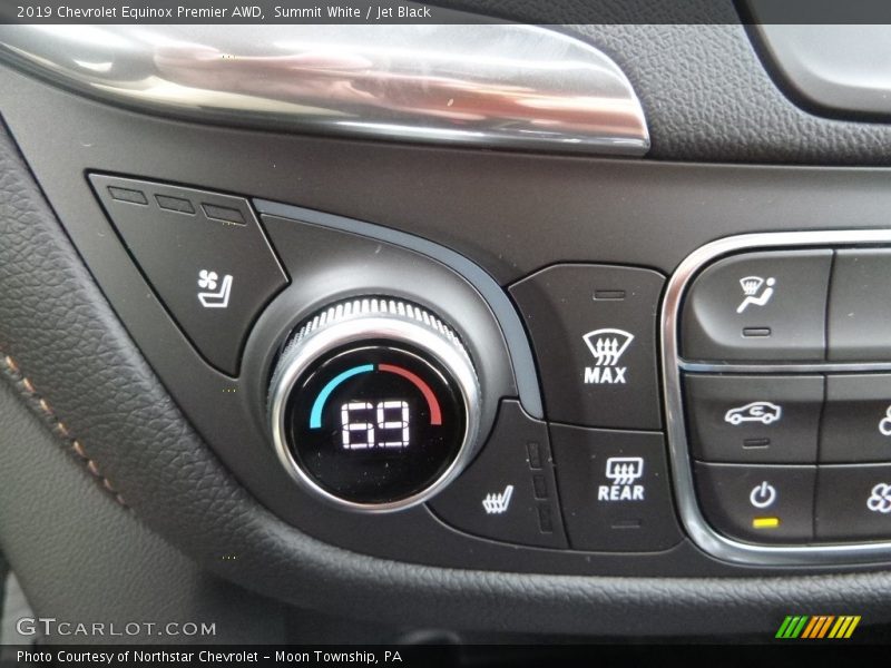 Summit White / Jet Black 2019 Chevrolet Equinox Premier AWD