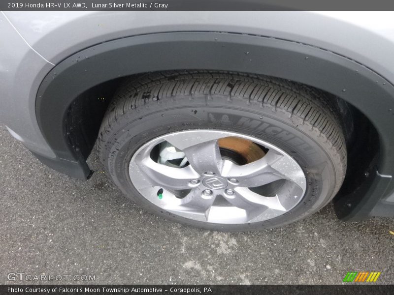Lunar Silver Metallic / Gray 2019 Honda HR-V LX AWD