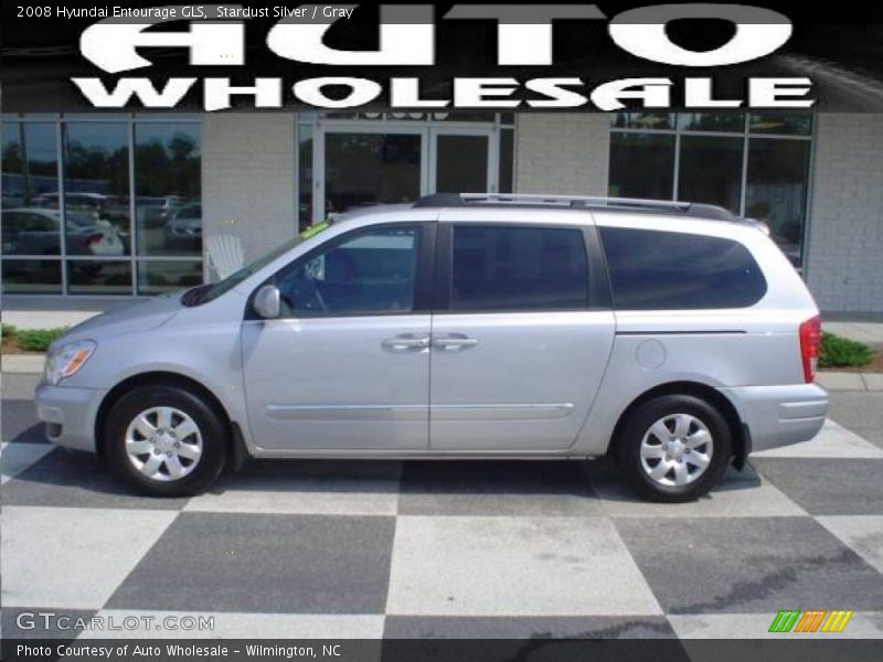 Stardust Silver / Gray 2008 Hyundai Entourage GLS