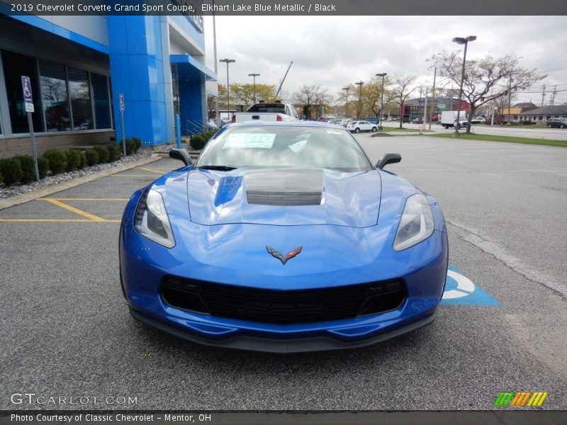 Elkhart Lake Blue Metallic / Black 2019 Chevrolet Corvette Grand Sport Coupe
