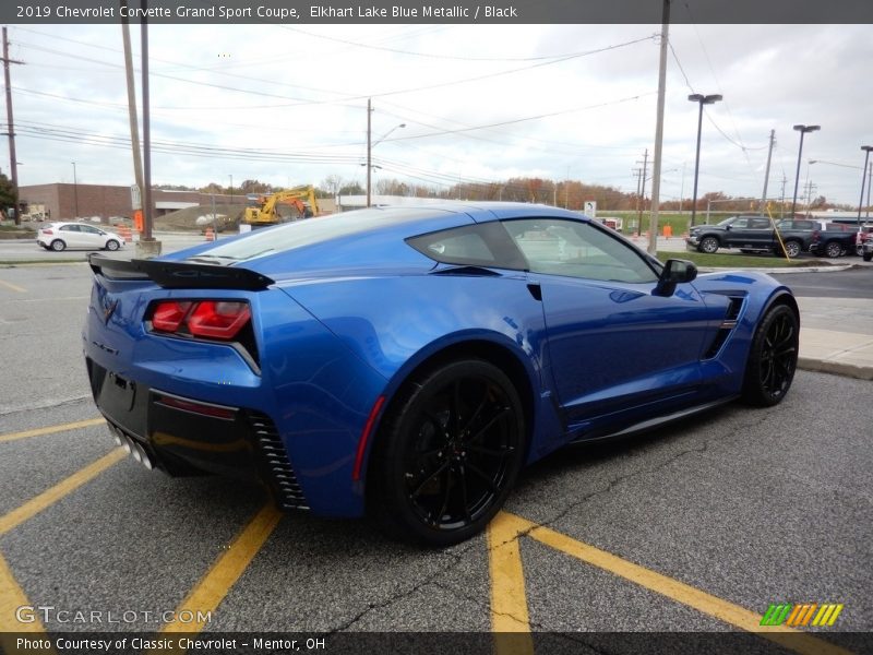 Elkhart Lake Blue Metallic / Black 2019 Chevrolet Corvette Grand Sport Coupe