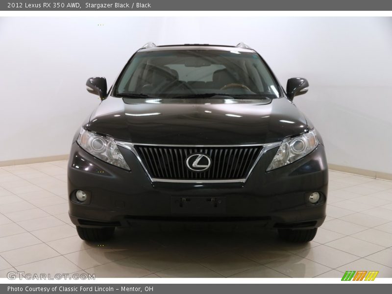 Stargazer Black / Black 2012 Lexus RX 350 AWD