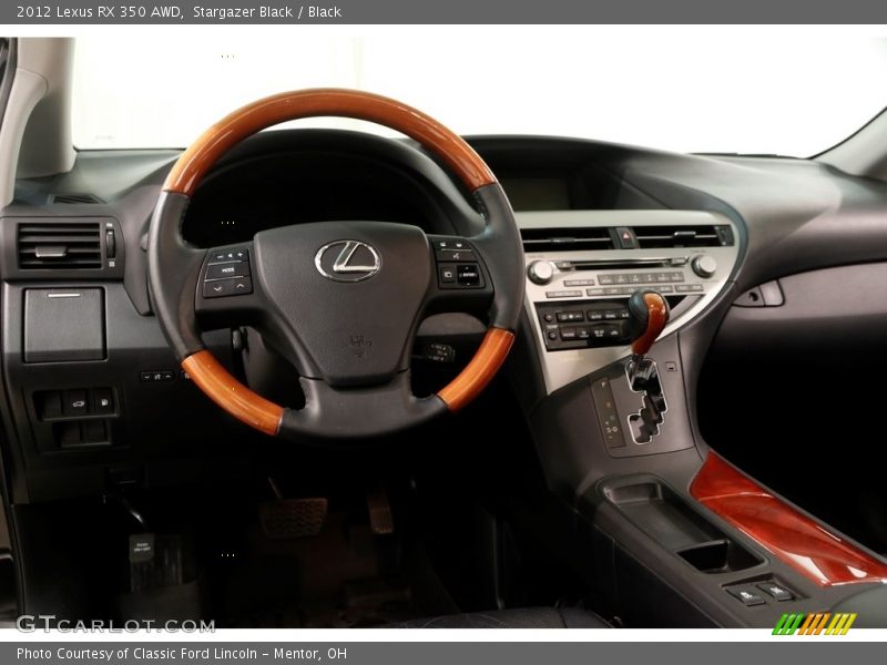 Stargazer Black / Black 2012 Lexus RX 350 AWD