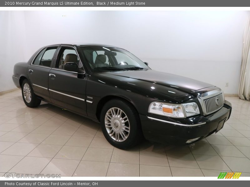 Black / Medium Light Stone 2010 Mercury Grand Marquis LS Ultimate Edition