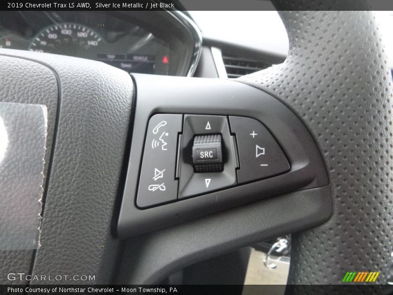 Silver Ice Metallic / Jet Black 2019 Chevrolet Trax LS AWD