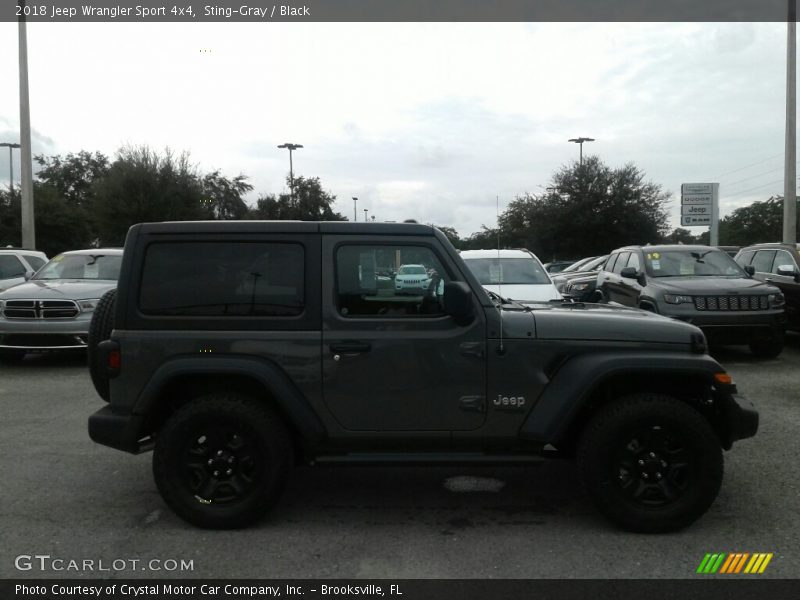 Sting-Gray / Black 2018 Jeep Wrangler Sport 4x4