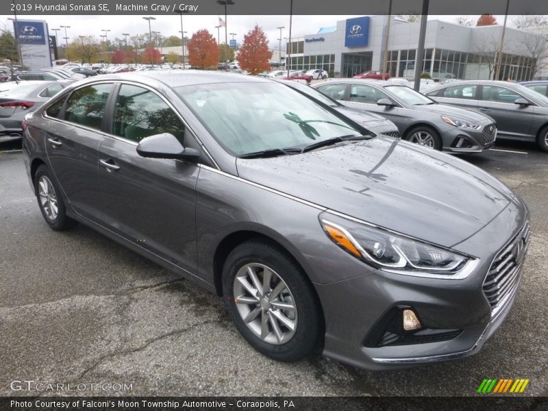 Machine Gray / Gray 2019 Hyundai Sonata SE