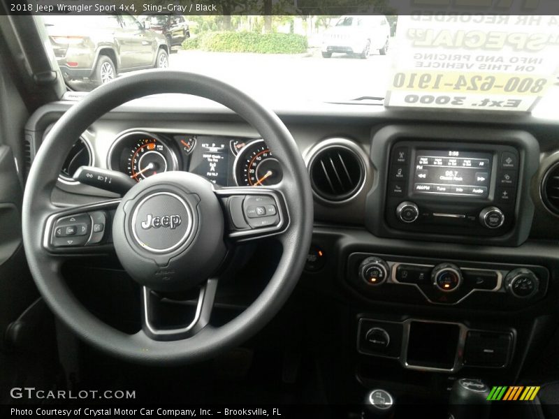 Sting-Gray / Black 2018 Jeep Wrangler Sport 4x4