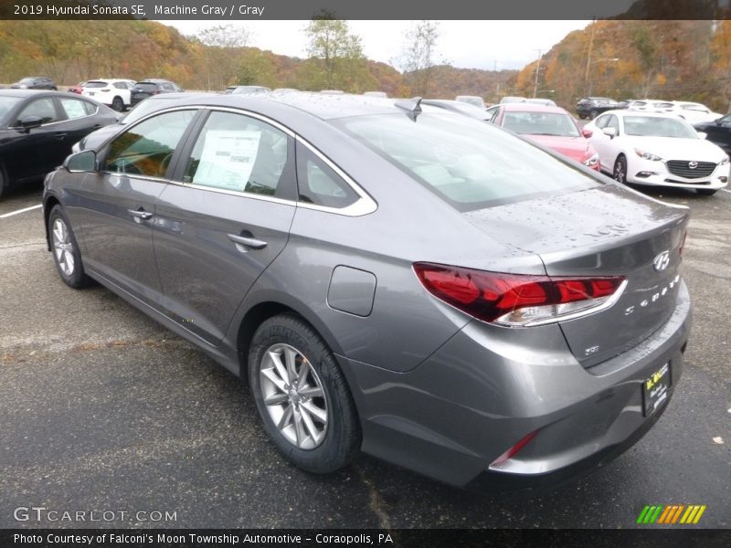 Machine Gray / Gray 2019 Hyundai Sonata SE