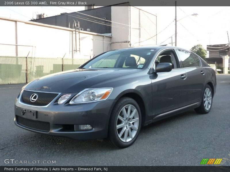 Flint Gray Mica / Black 2006 Lexus GS 300 AWD