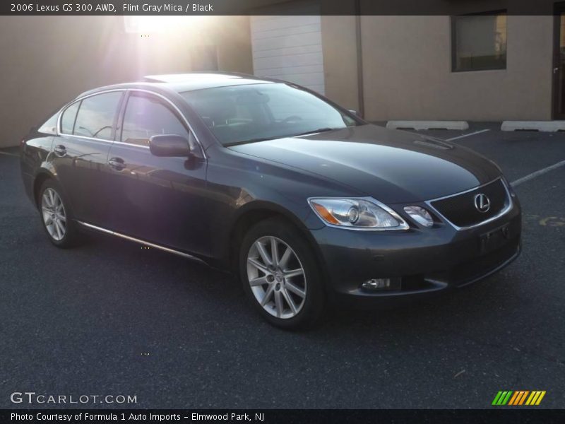 Flint Gray Mica / Black 2006 Lexus GS 300 AWD