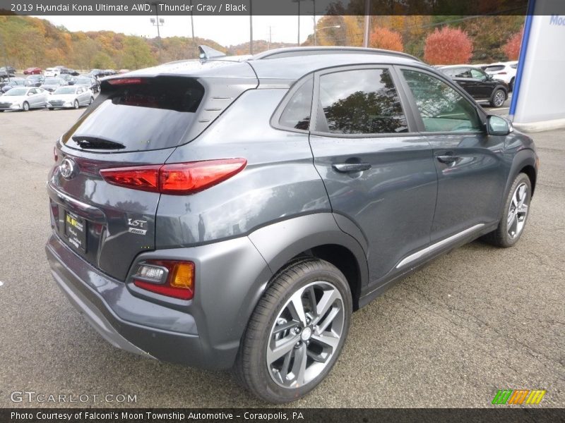 Thunder Gray / Black 2019 Hyundai Kona Ultimate AWD
