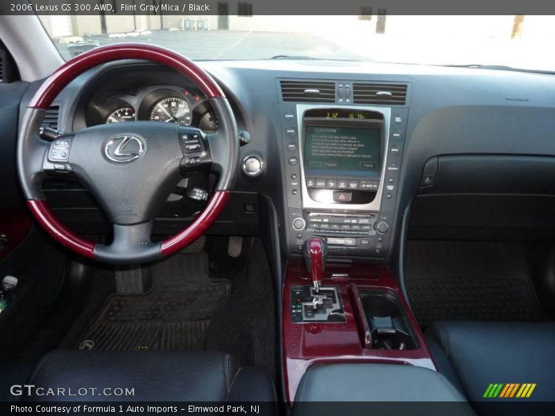 Flint Gray Mica / Black 2006 Lexus GS 300 AWD