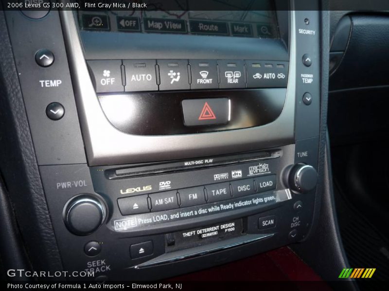 Flint Gray Mica / Black 2006 Lexus GS 300 AWD