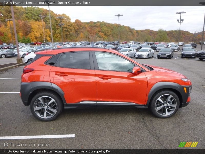 2019 Kona Ultimate AWD Sunset Orange
