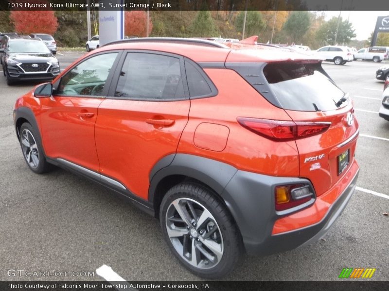  2019 Kona Ultimate AWD Sunset Orange