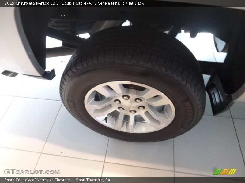 Silver Ice Metallic / Jet Black 2019 Chevrolet Silverado LD LT Double Cab 4x4
