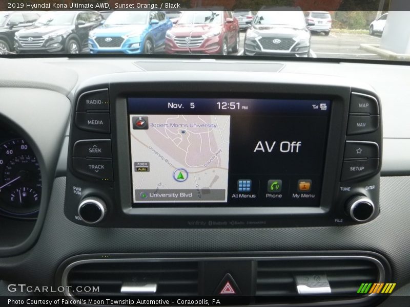 Navigation of 2019 Kona Ultimate AWD