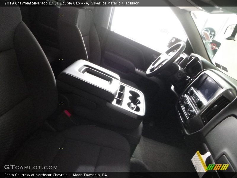 Silver Ice Metallic / Jet Black 2019 Chevrolet Silverado LD LT Double Cab 4x4