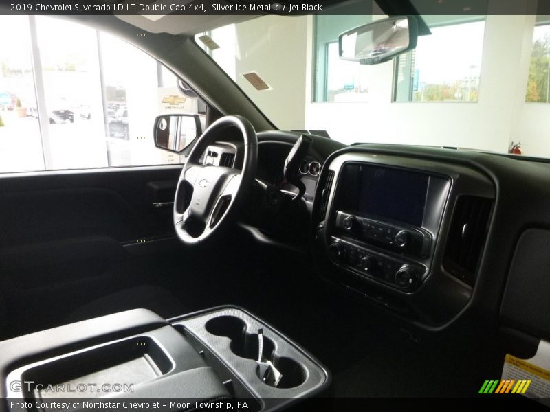 Silver Ice Metallic / Jet Black 2019 Chevrolet Silverado LD LT Double Cab 4x4