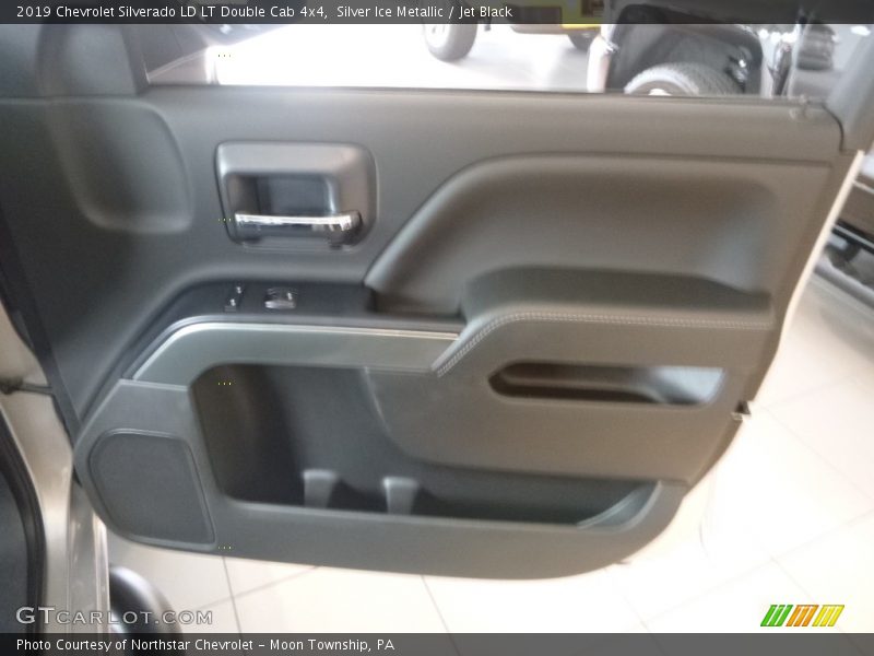 Silver Ice Metallic / Jet Black 2019 Chevrolet Silverado LD LT Double Cab 4x4
