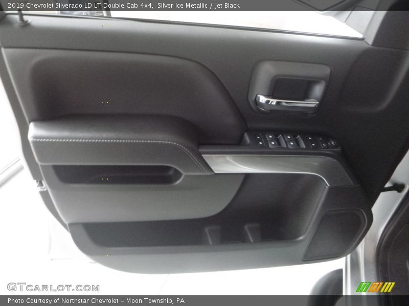 Silver Ice Metallic / Jet Black 2019 Chevrolet Silverado LD LT Double Cab 4x4