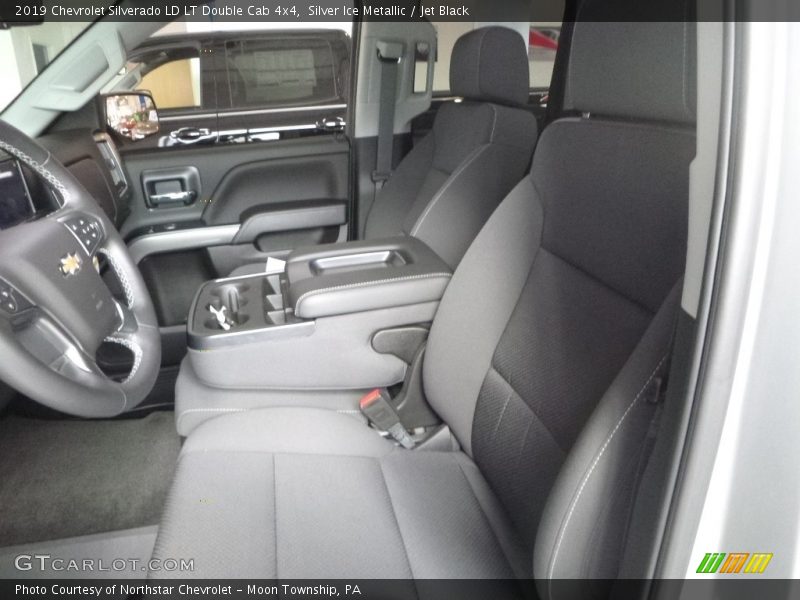 Silver Ice Metallic / Jet Black 2019 Chevrolet Silverado LD LT Double Cab 4x4
