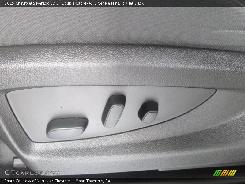Silver Ice Metallic / Jet Black 2019 Chevrolet Silverado LD LT Double Cab 4x4