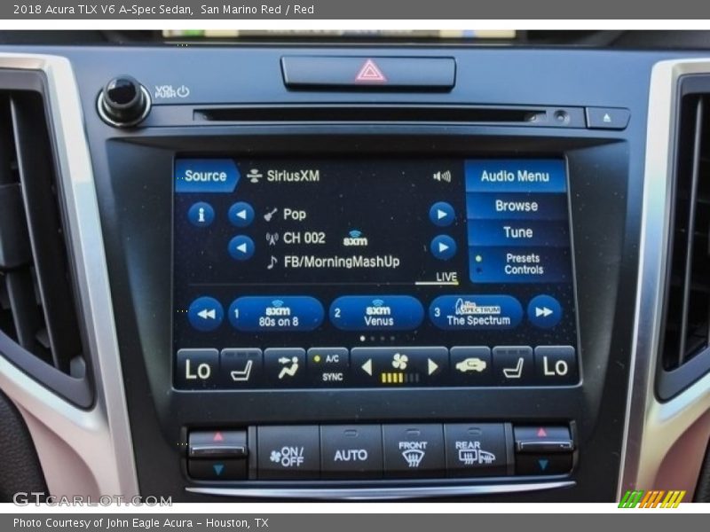 San Marino Red / Red 2018 Acura TLX V6 A-Spec Sedan