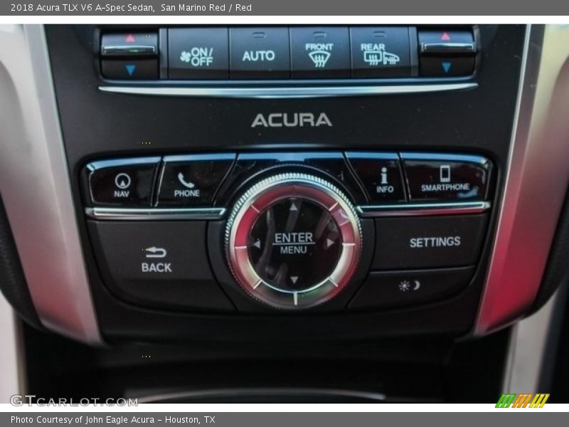 San Marino Red / Red 2018 Acura TLX V6 A-Spec Sedan