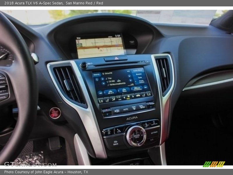San Marino Red / Red 2018 Acura TLX V6 A-Spec Sedan