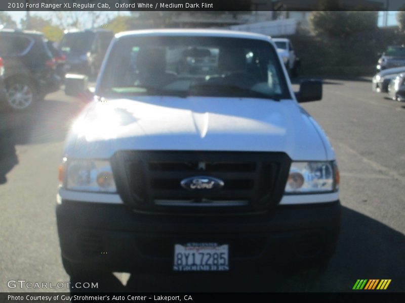 Oxford White / Medium Dark Flint 2010 Ford Ranger XL Regular Cab
