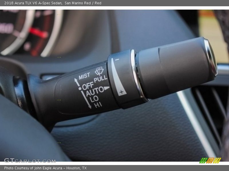 San Marino Red / Red 2018 Acura TLX V6 A-Spec Sedan