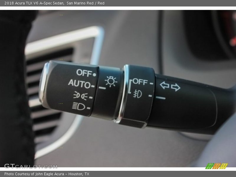 San Marino Red / Red 2018 Acura TLX V6 A-Spec Sedan