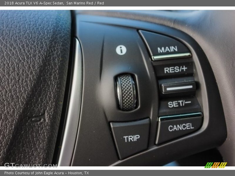 San Marino Red / Red 2018 Acura TLX V6 A-Spec Sedan