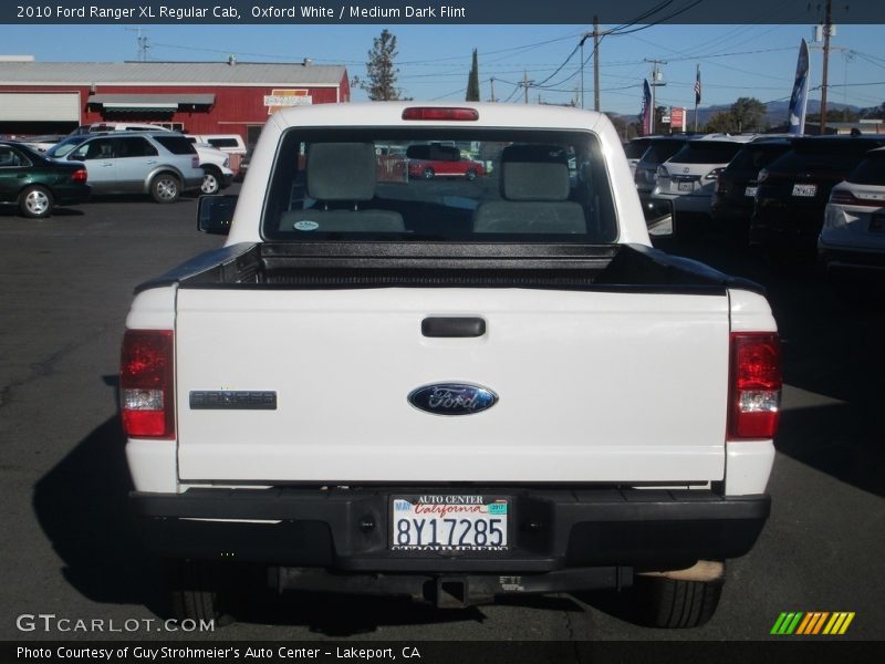 Oxford White / Medium Dark Flint 2010 Ford Ranger XL Regular Cab