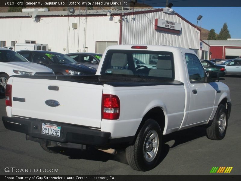 Oxford White / Medium Dark Flint 2010 Ford Ranger XL Regular Cab
